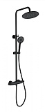 Душевая стойка Wonzon&Woghand Capsule WW-B3031-A-MB термостат, черный матовый