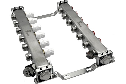 Коллектор нерж. Wester MUVS 1"-3/4 в сборе на 6 выходов 0-32-1608