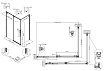 Душевой уголок Vincea Ультима (Ultima) VSR-7UL8011CL 110x80 хром, прозрачное
