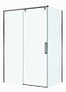 Душевой уголок BelBagno SOFT_CLOSE-1-AH-1-140/100-C-GM 140x100 прозрачный, оружейная сталь