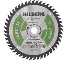 Диск пильный Industrial Дерево (180x20/16 мм; 48Т) Hilberg HW181