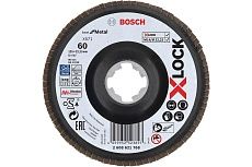 Круг лепестковый BEST FOR METAL 125 мм, X-LOCK, K60 Bosch 2608621768