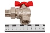 Шаровой кран Valfex PREMIUM для воды, угловой, с американкой, 1/2" ВР/НР, бабочка VF.269.NB1.012.PREMIUM