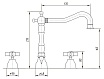 Смеситель для раковины Migliore Princeton ML.PRN-812.CSCR состаренный хром