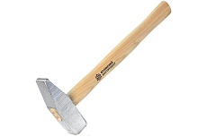 Слесарный молоток Волжский Инструмент 1.0 кг, квадратный боек, цинковое покрытие 3603016