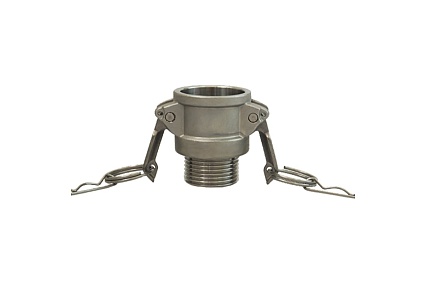 Алюминиевый камлок TITAN LOCK тип B розетка, наруж. резьба NPT 3" TL300BALN