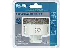 Коронка алмазная по керамограниту 68 мм, M14 на УШМ Diamond Industrial DIDKVP68M14