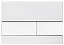 Кнопка смыва TECE Square 9240800 стекло, белый
