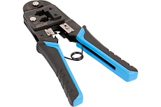 Обжимной инструмент NETLAN профессиональный, коннекторы: 8P8C, 6P6C, 6P4C EC-CI-286