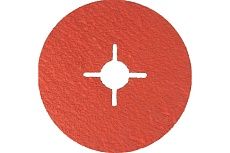 Круг фибровый 125 мм, керамическое зерно (CR), зернистость 120, 2 шт/упак AbraTechnic ABR012512