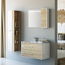 Мебель для ванной Aqwella 5 stars Miami 90 см дуб сонома, левая