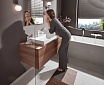 Смеситель для раковины Hansgrohe Vivenis 110 75020700 с донным клапаном, матовый белый