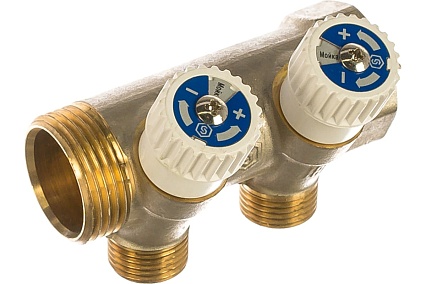 Распределительный коллектор STOUT 1, 2 отвода 1/2 SMB 6851 011202 RG008SFVPNJ8BC