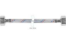 Гибкая подводка для воды ЦС нейлон, 3/4”Г х 3/4&quot;Г L-40 см, штука ГП002110