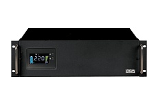 Источник бесперебойного питания Powercom King Pro RM, интерактивная, 3000 VA/2400 Вт, Rack, IEC, KIN-3000AP LCD