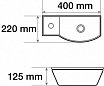 Раковина Melana MLN-7947AR 40 см