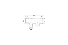 Коллектор IVANCI выходы с наружной резьбой, 2 выхода 3/4&quot;x1/2&quot; IVC.106500.N.01
