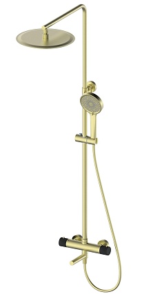 Душевая стойка Wonzon&Woghand WW-88739902-BG термостат, брашированное золото