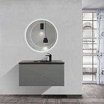 Мебель для ванной Black&White Universe U918.900 90 см, Misty Grey