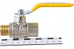 Шаровый кран Valtec VALGAS газовый, стальная рукоятка, 1/2 в/н. VT.272.N.04