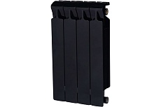 Биметаллический радиатор Rifar 11 Monolit 500-4, Ду 3/4, антрацит RM50043/49005