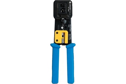 Обжимной инструмент Ripo для проходных и стандартных rj-45 (8р8с), rj-11/12 (6р6с, 6р4с) uc-4568 009-100010