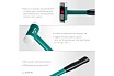 Безынерционный молоток Kraftool Dead Blow 680 г, 40 мм 2078-40