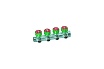 Регулирующий коллектор FAR 1" ВР-НР с 4 отв. 1/2" НР межосев. 45 мм FK 3824 112