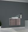 Фасад подвесной тумбы Marka One Mix 70 см для 2 ящ Push, МДФ, силк айрон