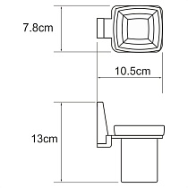 Держатель для стакана WasserKRAFT Lopau K-6028