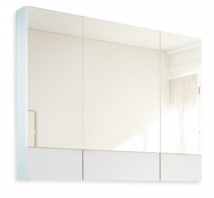 Зеркальный шкаф 1MarKa Соната 90 см белый глянец У29558