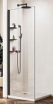 Душевая перегородка Vincea Walk-In VSW-1HWS600CLB 60x200 черный матовый, прозрачное
