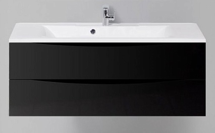 Тумба с раковиной BelBagno Marino 120 Nero Lucido