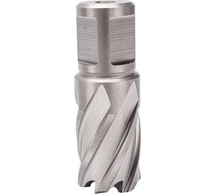 Сверло корончатое HSS по металлу (22х30/63 мм; Weldon 19) D.BOR CD-HSS-030-022-W