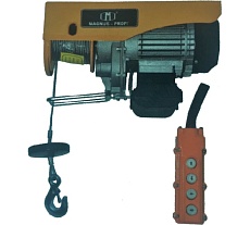 Мини электрическая таль 12м, 230В, комбинированная модель Magnus Profi MEH 500/1000 SZ038658