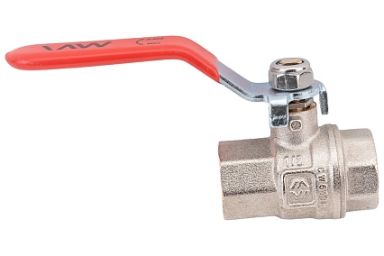 Шаровой кран MVI полнопроходной 1/2" внутренняя-внутренняя, ручка BV.511.04