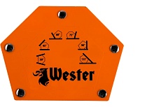 Уголок магнитный для сварки WMCT50 (углы 30/45/60/75/90/135; до 23 кг) Wester 344441
