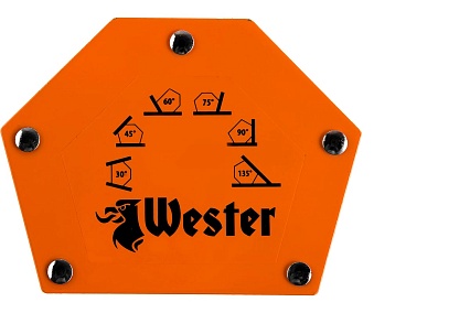 Уголок магнитный для сварки WMCT50 (углы 30/45/60/75/90/135; до 23 кг) Wester 344441