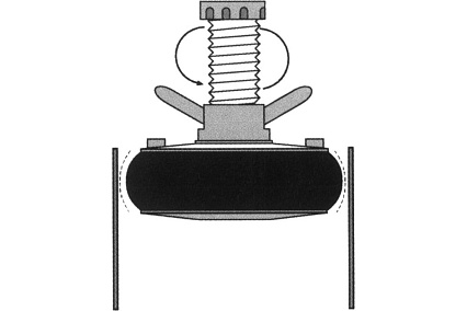 Пластиковая заглушка Huntingdon Д=100 мм 95 - 110 мм 1/2" PSP2100