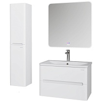 Мебель для ванной Grossman Адель-Норма 80 см белый глянец