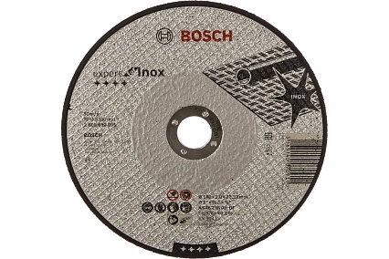 Диск отрезной по нержавеющей стали 180х22,2 мм Bosch 2.608.600.095