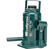 Домкрат гидравлический бутылочный Сибртех 30 т, 245-385 мм 50810