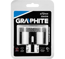 Сверло корончатое (72 мм; M14) Graphite 55H316