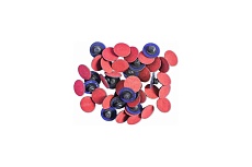 Круг абразивный шлифовальный 50 шт, 75 мм, №100, красный Rockforce RF-BD3100C