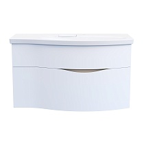 Тумба с раковиной Kerama Marazzi Riva 100 см правая, белый матовый