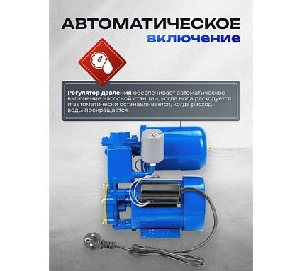 Насос самовсасывающий Forsage (230В, 50Гц, 250Вт, 30л/мин) (обмотка CU) F-PS130 COPPER(61158)