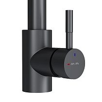 Смеситель для кухни Am.Pm X-Joy S F85B07522 выдвижной излив, черный