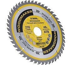 Диск пильный WoodMaker 210x30/25.4 мм Z48 Diamond Industrial DIDD210Z48
