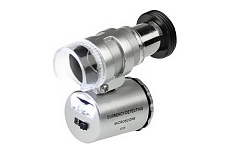 Микроскоп Pro Legend 60x мини, с подсветкой (2 LED) и ультрафиолетом PL4444