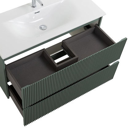 Тумба с раковиной BelBagno Uno 100 см Еловый матовый